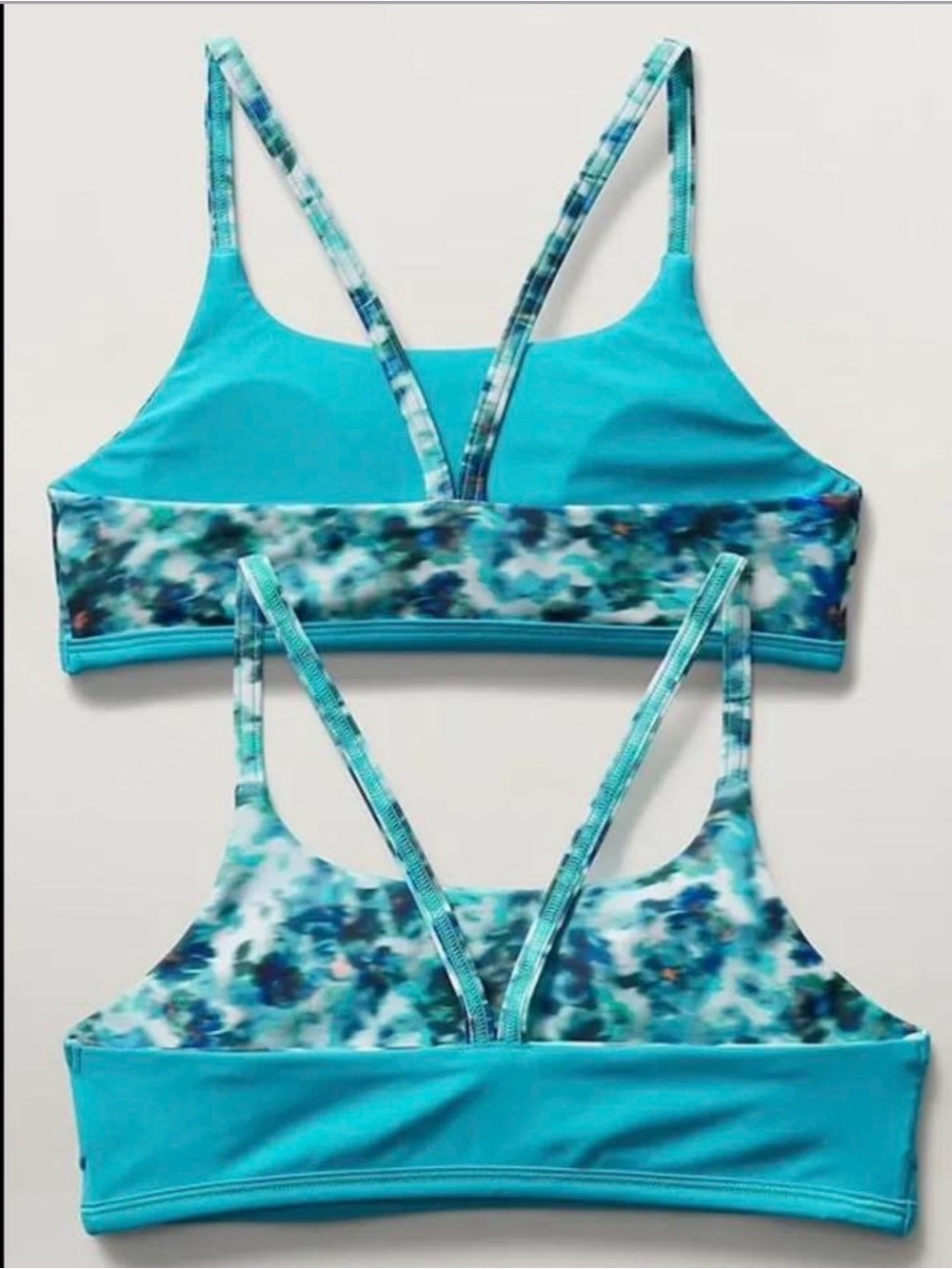 NWT Athleta Girl Reversible Scoop Bikini Top size XXL /16